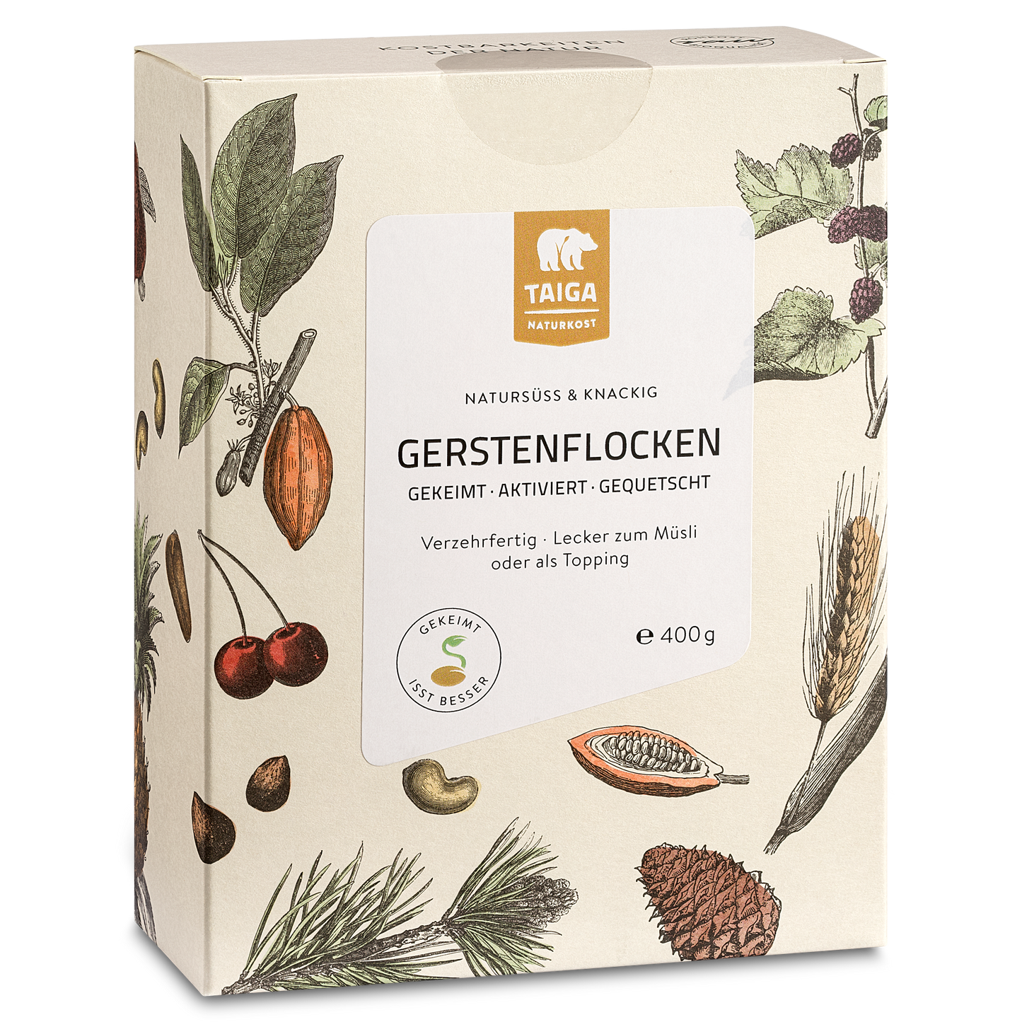 Gerstenflocken, angekeimt, bio