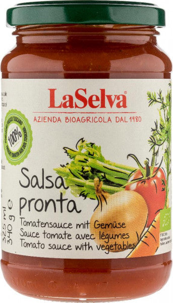La Selva Salsa Pronta - Tomatensauce mit frischem Gemüse - 340g