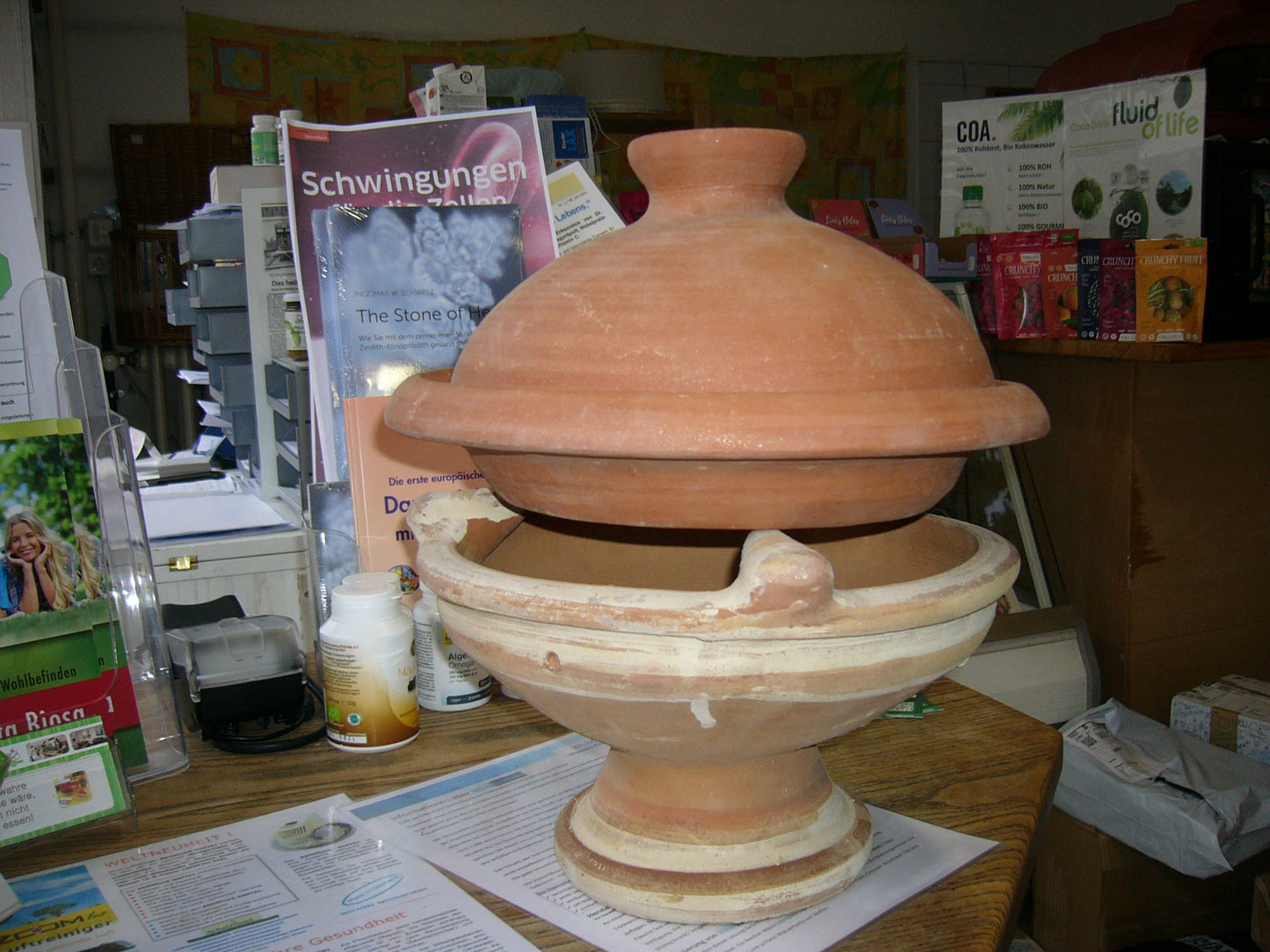 Tajine mit Untersatz auch fürs Kochen in der Natur