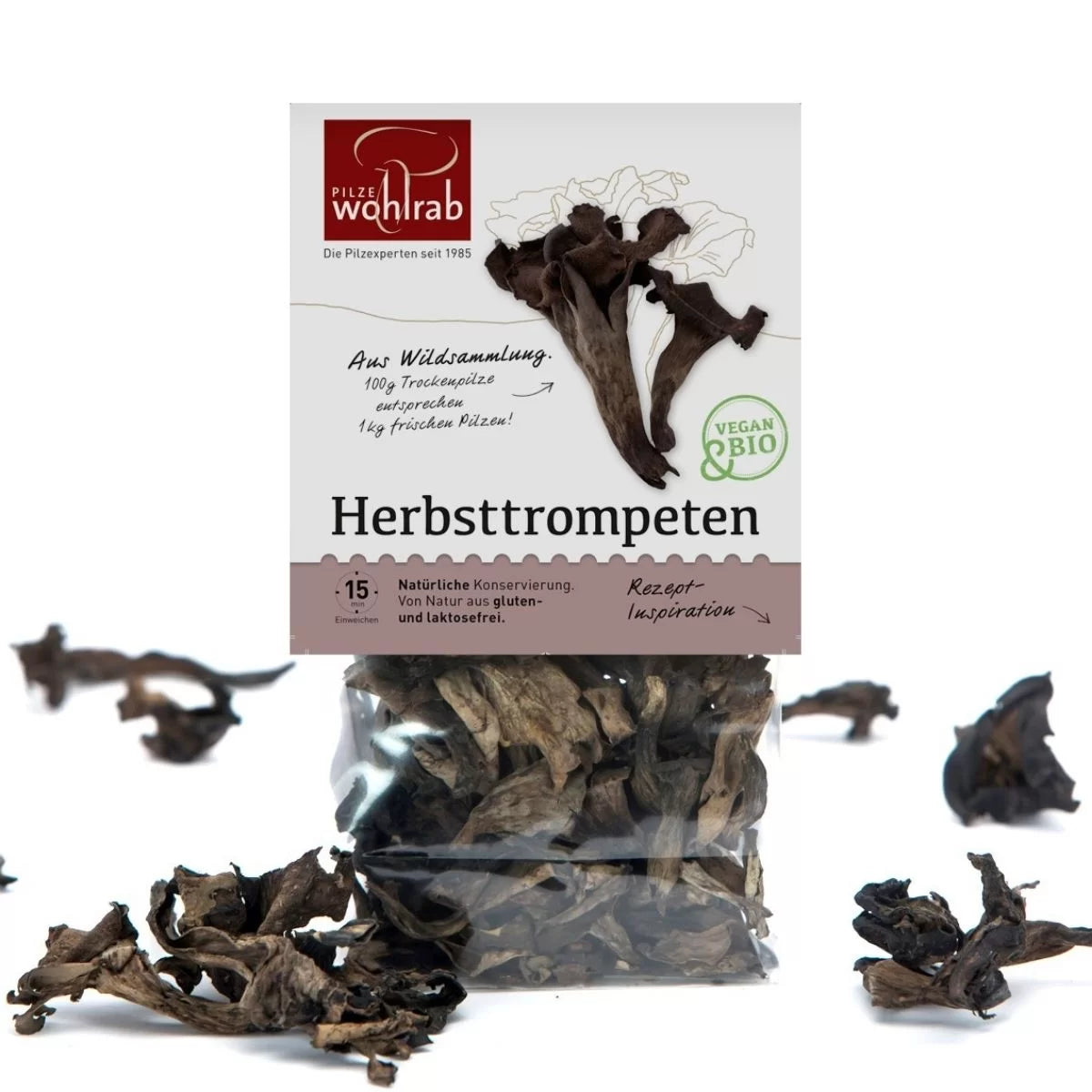 Wohlrab Herbsttrompete getrocknet Bio 20g