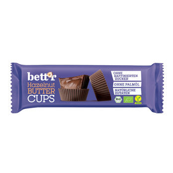 Bett’r Bio Haselnuss Nut Butter Cups 3x13g