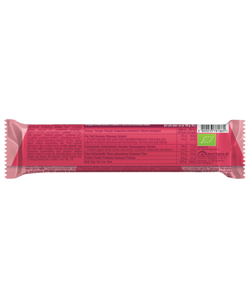 Waffel mit Cashew-Erdbeer-Creme, ohne Zuckerzusatz, Bio, 20x30g, Bett’r