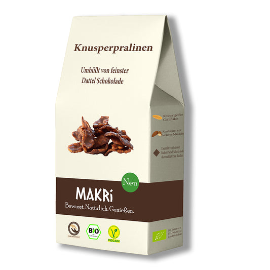 MAKRi Bio Knusperpralinen - Vegane Schoko Krossies 80g
