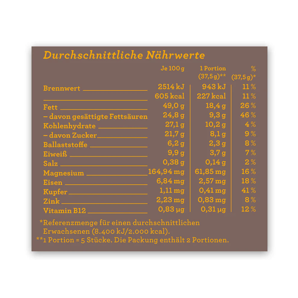 CHOCQLATE Bio-Schokolade Mandel mit  einzigartigem Bio Virgin Kakao