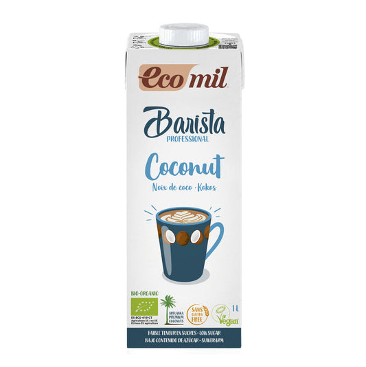 EcoMil Bio Kokosdrink Barista (zuckerarm) 1l