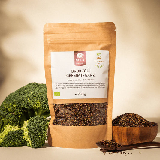 Brokkolisamen gekeimt, bio, roh, 200 g