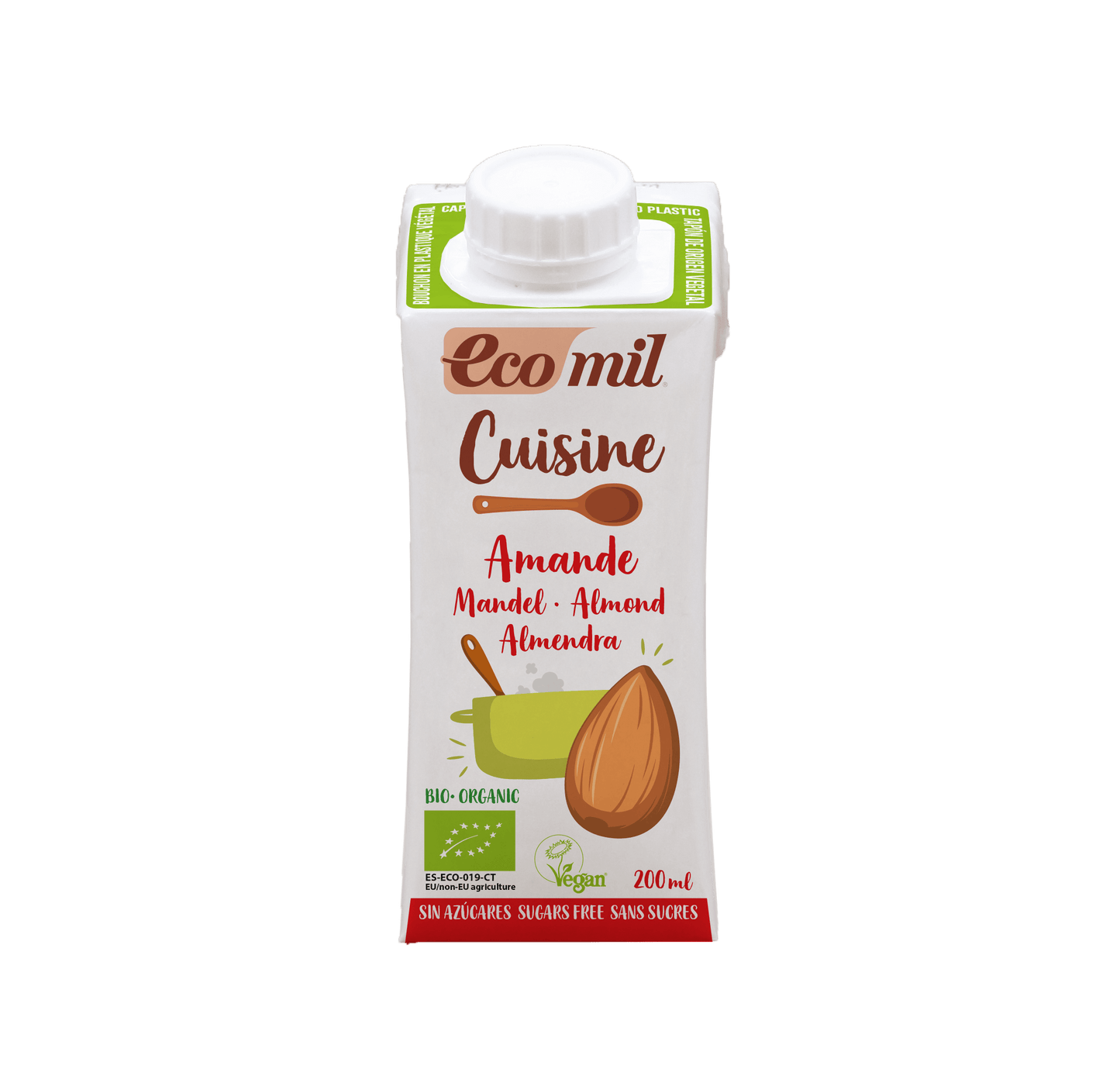 Ecomil Mandel Cuisine zuckerfrei 200ml