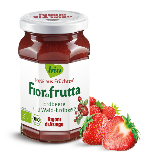 Rigoni di Asiago Fior di frutta ERDBEERE UND WALD-ERDBEERE 250g