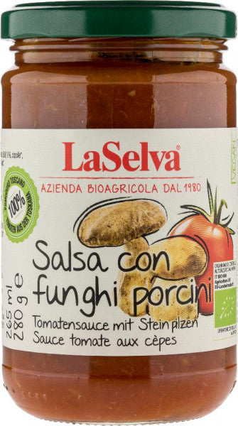 La Selva Tomatensauce mit Steinpilzen - 280g