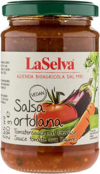 La Selva Tomatensauce mit Gemüse - Salsa Ortolana - 280g