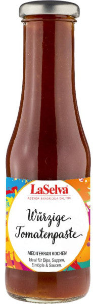 La Selva Würzige Tomatenpaste - Tomaten Würzpaste - 340g