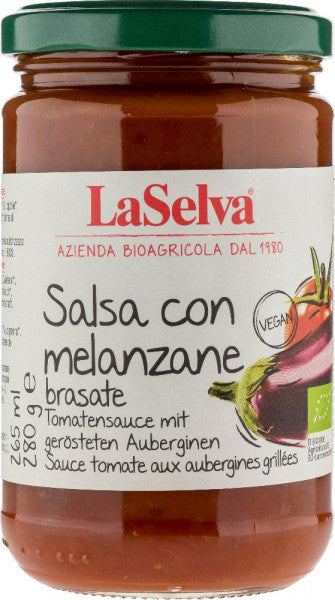 La Selva Tomatensauce mit gerösteten Auberginen - 280g