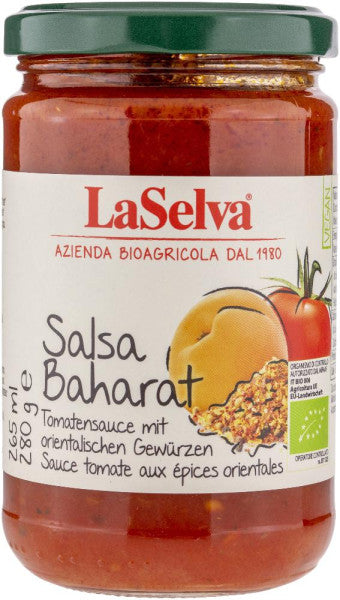 La Selva Salsa Baharat - Tomatensauce mit orientalischen Gewürzen - 280g