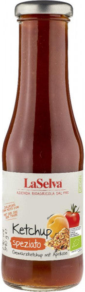 La Selva Ketchup speziato - Gewürzketchup mit Aprikose - 340g