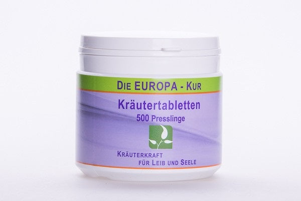 Gesundheits-Mittel  "Europa Darmpflege, 500 Kräutertabletten" Die EUROPA-Kur