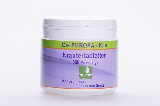 Gesundheits-Mittel  "Europa Darmpflege, 500 Kräutertabletten" Die EUROPA-Kur