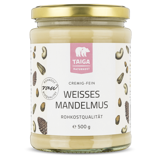 Mandelmus weiß, bio, roh, 500 g