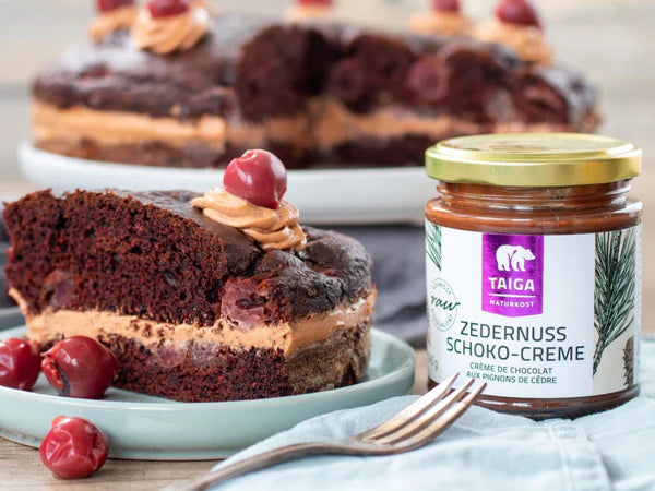 Bio Zedernuss Schoko-Creme – Pure Natur aus sibirischen Zedernüssen, Datteln und Kakao