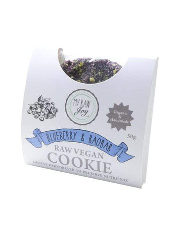 My Raw Joy Raw Superfood Cookie - Heidelbeere & Baobab 50g