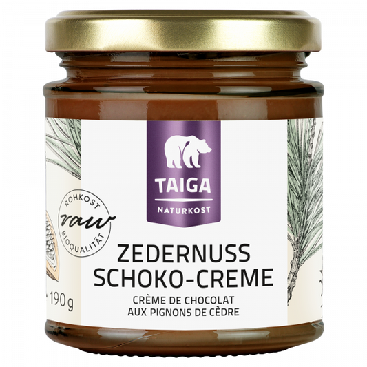 Bio Zedernuss Schoko-Creme – Pure Natur aus sibirischen Zedernüssen, Datteln und Kakao